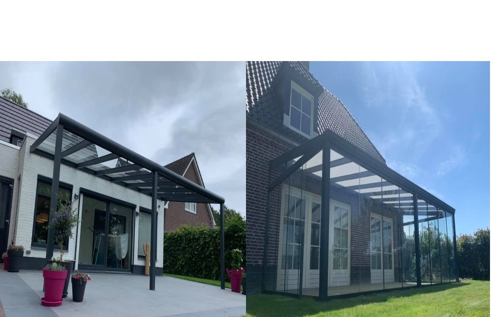 klusjesmannen Zoutleeuw Terras Overkapping (Afdak) of Pergola's door VATODAK